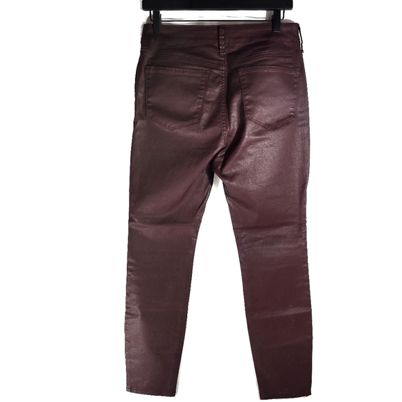 NYDJ Ami Coated Skinny  Legging Jeans 8P - Picture 3 of 7